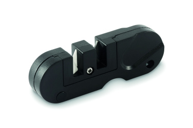 Logo trade promotional merchandise photo of: Pocket-sized knife sharpener