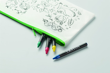 Logotrade advertising product image of: Pencil case with 4 crayons