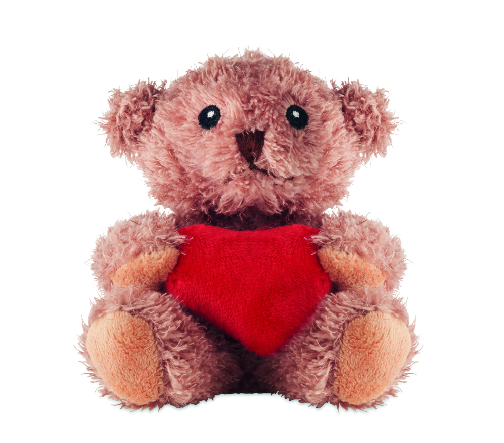 Logo trade promotional merchandise photo of: Teddy bear plush with heart