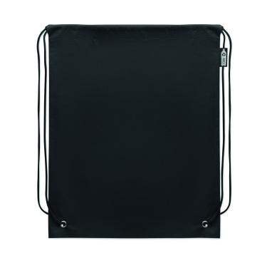 Logo trade promotional items image of: Drawstring bag RPET non-woven