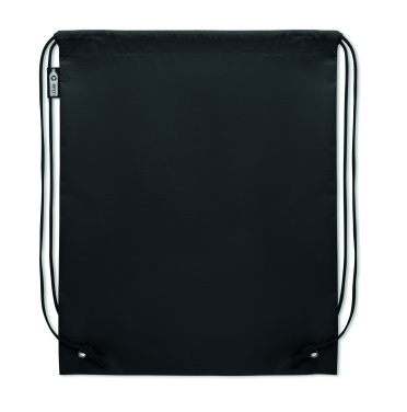 Logo trade business gift photo of: Drawstring bag RPET non-woven
