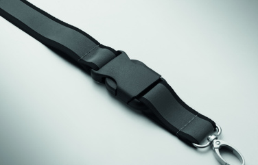 Logo trade promotional items image of: Reflective RPET lanyard