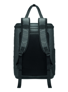 Logo trade promotional items image of: Cooler rucksack 600D RPET
