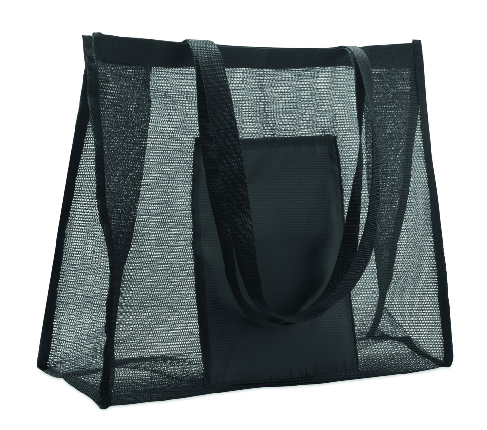 Logotrade promotional item picture of: RPET mesh shopping bag