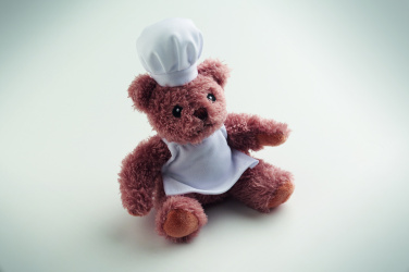 Logo trade promotional products image of: Teddy bear plush chef