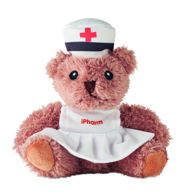 Logo trade promotional gifts image of: Teddy bear plush nurse