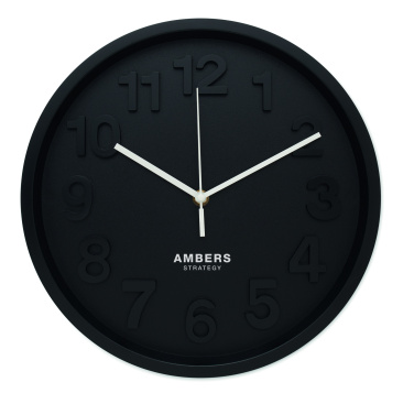 Logotrade promotional product picture of: Wall clock in PP