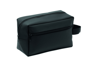 Logo trade promotional gifts image of: Toiletry bag in 600D RPET
