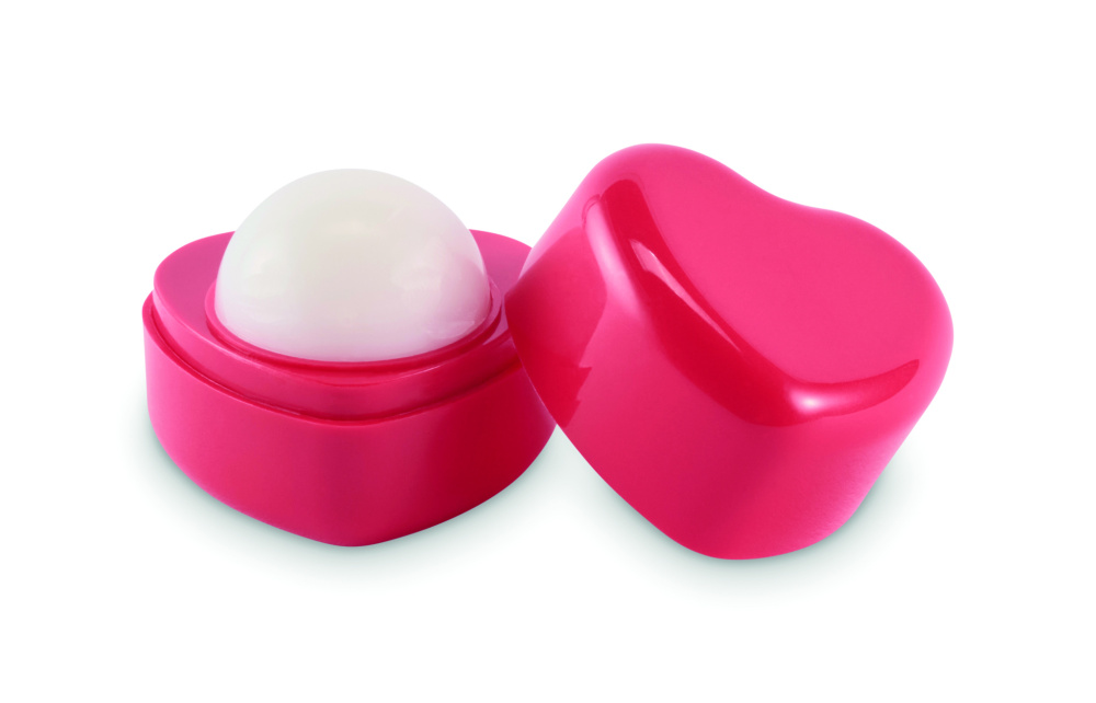 Logo trade promotional products image of: Heart shape vegan lip balm