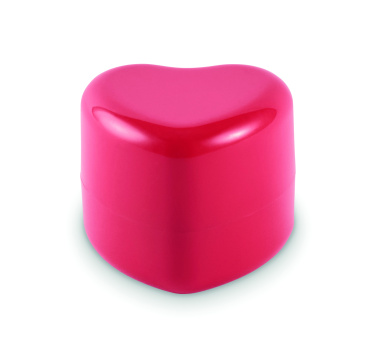 Logo trade promotional items image of: Heart shape vegan lip balm