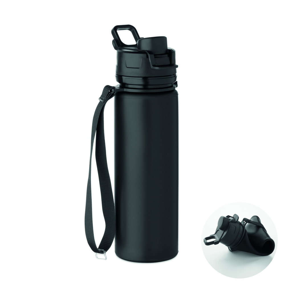 Logotrade promotional giveaway image of: Foldable silicone sports bottle