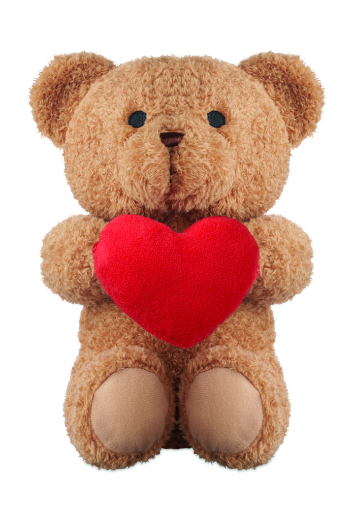 Logotrade promotional item image of: Teddy bear with heart 23cm