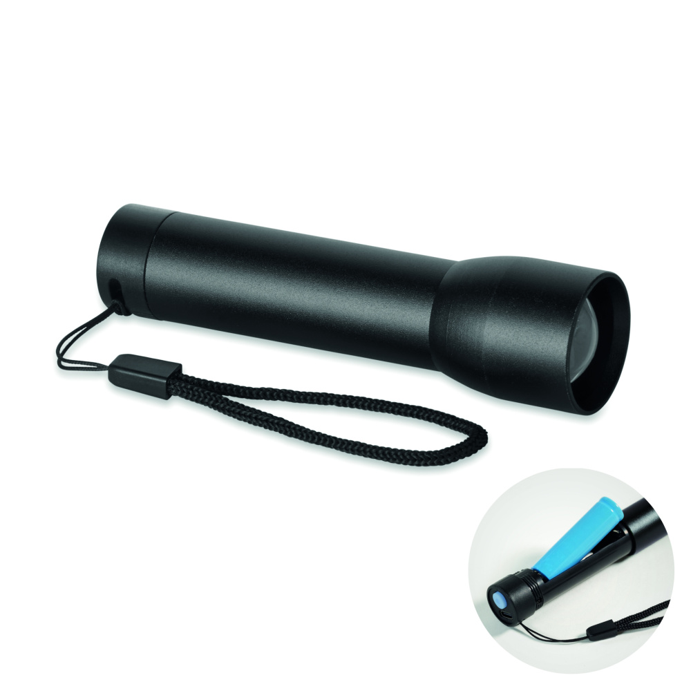 Logotrade promotional item image of: Aluminium rechargeable torch