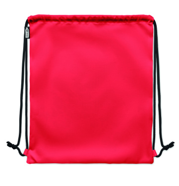 Logotrade business gift image of: Large drawstring bag 300D RPET