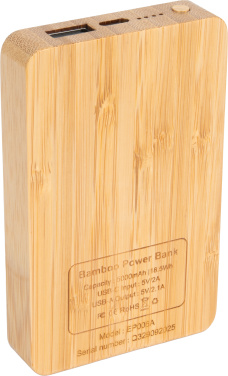 Logotrade advertising products photo of: Power Bank 5000 mAh with illuminated logo