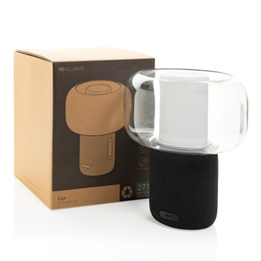 Logotrade corporate gift image of: Lux RCS recycled plastic 10W speaker lamp