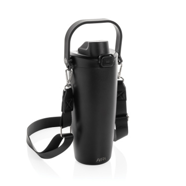 Logotrade promotional product image of: Avira Ayala RCS re-steel duosip lockable crossbody tumbler
