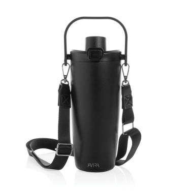 Logotrade promotional merchandise image of: Avira Ayala RCS re-steel duosip lockable crossbody tumbler