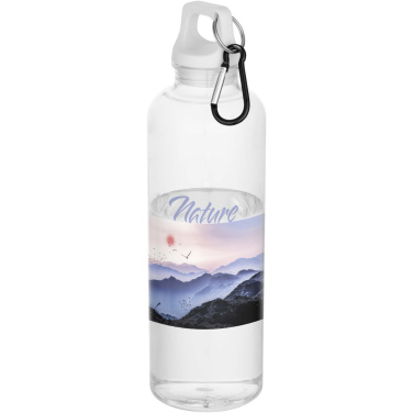 Logotrade business gift image of: Oregon 750 ml RCS recycled plastic water bottle with carabiner