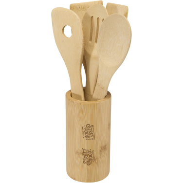 Logo trade promotional item photo of: Tala bamboo kitchen tool set