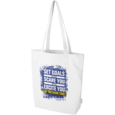 Logotrade promotional gift image of: Odisha 270 g/m² OCS organic tote bag 10L