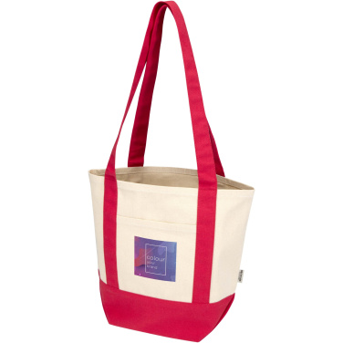 Logo trade business gifts image of: Sam 320 g/m² GRS recycled mini cotton tote bag
