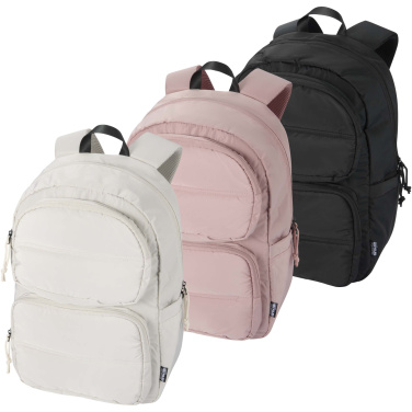 Logo trade promotional merchandise image of: Puffer 15.6" GRS recycled laptop backpack 18L