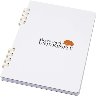 Logo trade promotional gifts picture of: Fil A5 hard cover RCS recycled spiral notebook