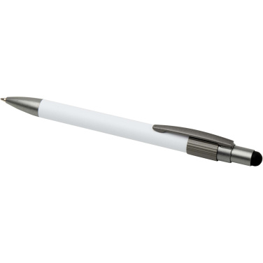 Logotrade advertising product image of: Rill RCS recycled ballpoint pen with stylus and fidget spinner (black ink)