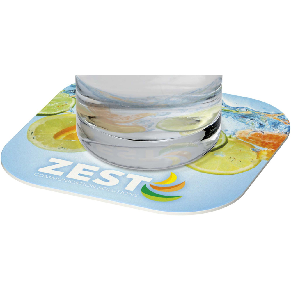 Logo trade promotional items image of: Lumin square coaster