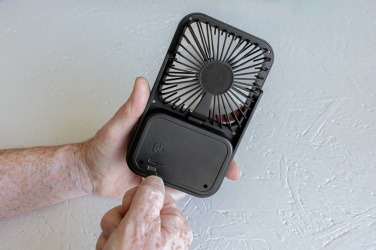 Logotrade promotional giveaways photo of: Aervina RCS recycled plastic re-chargeable desk fan