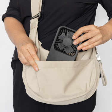 Logotrade promotional merchandise photo of: Aervina RCS recycled plastic re-chargeable desk fan