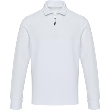 Logo trade advertising products image of: Zeus long sleeve unisex half zip polo