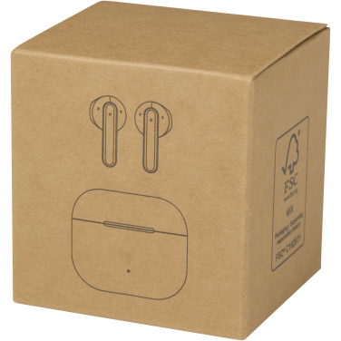 Logo trade advertising product photo of: Altais recycled plastic True Wireless Bluetooth® headset