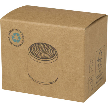 Logo trade business gift photo of: Velkis 3W recycled plastic wireless Bluetooth® speaker