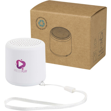 Logo trade promotional merchandise image of: Velkis 3W recycled plastic wireless Bluetooth® speaker