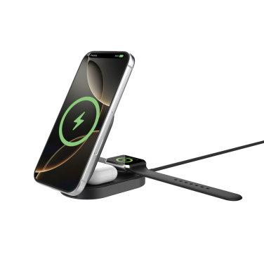 Logotrade promotional merchandise picture of: Quantum ultra-fast 3-in-1 25W Foldable Wireless Charger