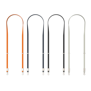 Logotrade corporate gift picture of: Nivo RCS recycled PET Crossbody lanyard