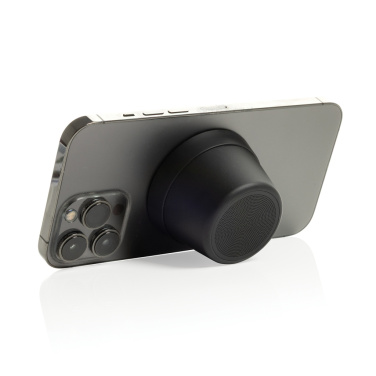 Logo trade promotional gift photo of: Nivio RCS recycled aluminum magnetic 5W Speaker