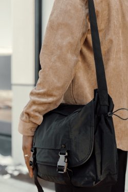 Logotrade promotional item image of: KENTO URBAN RCS recycled nylon 15.6 inch Messenger