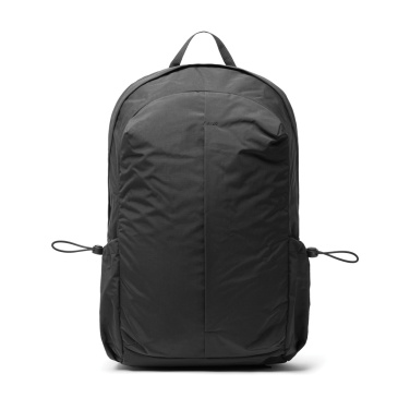 Logo trade promotional gifts image of: KENTO URBAN RCS recycled nylon 15.6 inch Backpack with front