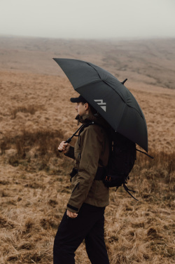 Logo trade promotional product photo of: Nordic Drift Trail 27" AWARE™ RPET storm UPF 50+ proof Umbre