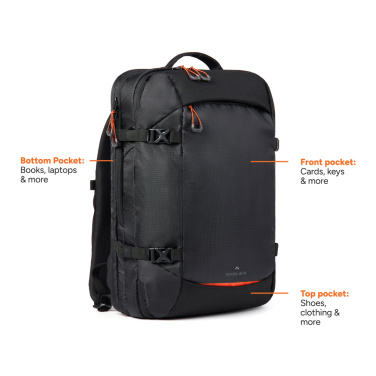 Logo trade promotional merchandise image of: Nordic Drift RCS Travelling backpack 25L