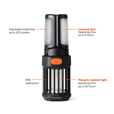 Logotrade promotional gifts photo of: Nordic Drift Titan Portable mosquito repellent camping light