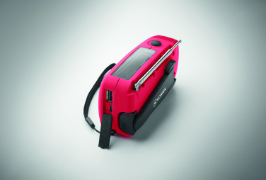 Logo trade corporate gift photo of: Portable radio SOS with LED torch