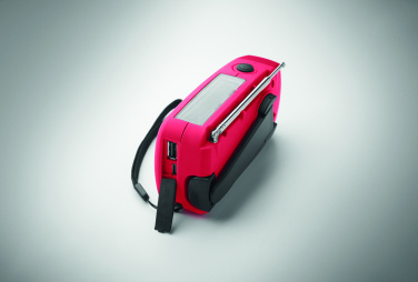 Logotrade promotional item image of: Portable radio SOS with LED torch