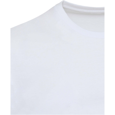 Logo trade business gifts image of: Azurite 160 g/m² short sleeve unisex OCS organic t-shirt