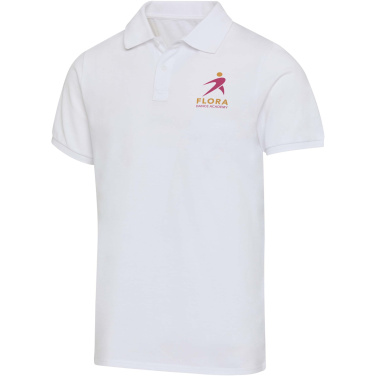 Logotrade promotional gift picture of: Beryl 220 g/m² short sleeve unisex OCS organic recycled polo