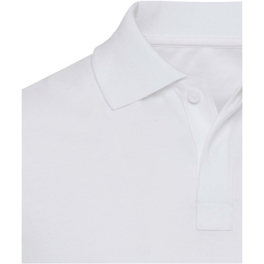 Logo trade business gift photo of: Graphite 180 g/m² short sleeve unisex OCS organic polo