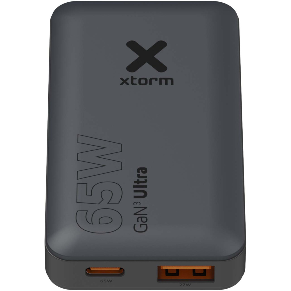Logotrade promotional products photo of: Xtorm 65W fast travel charger with cable and travel case set